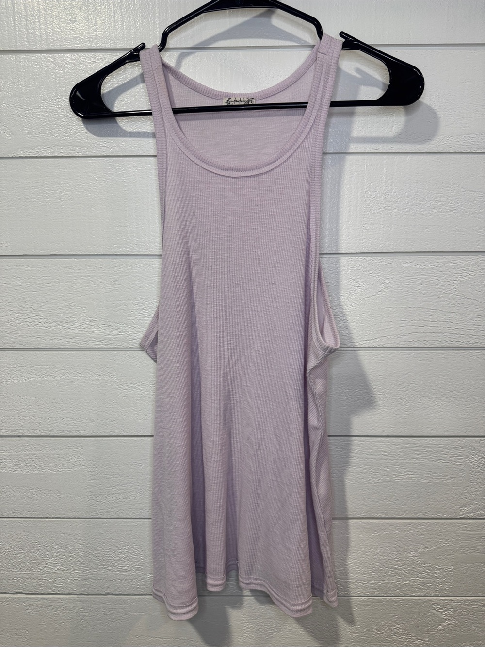INTIMATELY FREE PEOPLE Lilac Ribbed Scoop Neck Tank Top - Women’s Medium